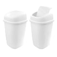 thumbnail image 1 of Torosqui Bote de basura Con Tapa Balanc&iacute;n Chico 2 pack | Son 2 basureros | Hecho en Mexico (BLANCO), 1 of 8