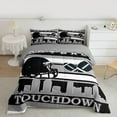 thumbnail image 2 of Erosebridal Teens Foxborouch Football Bedding Twin Comforter Set,Sport Theme Down Comforter,Rugby Decor,Reversible,Lightweight,2-Piece, 2 of 7