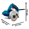 thumbnail image 3 of Sierra Corte Mármol BOSCH GDC 151 125mm 127V 1500W Multicolor, 3 of 5