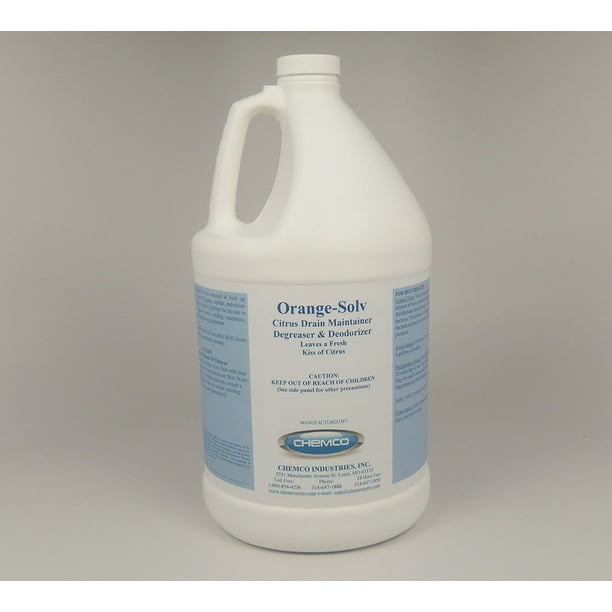 Natural Drain Cleaner Orange Solv by Chemco Industrial Strength