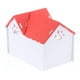 thumbnail image 4 of 1 casa de madera para hámster, erizo, cobaya, animales pequeños rojo, 4 of 9