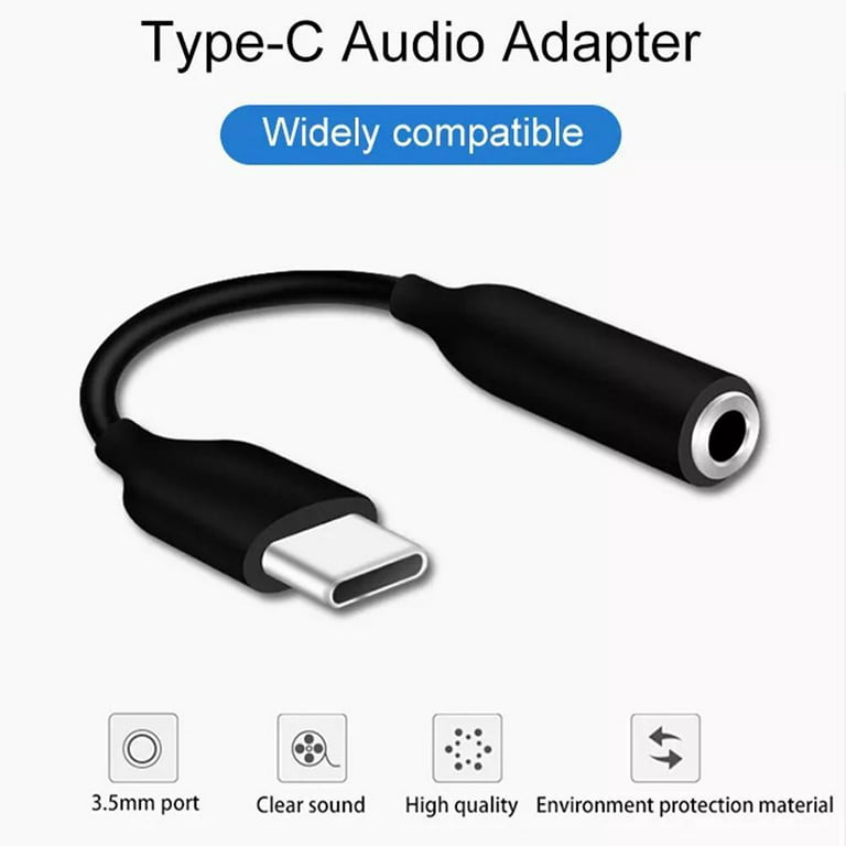 USB C Typ Type C Audio Jack Adapter USB C to Headphone Jack