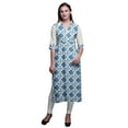 thumbnail image 1 of Bimba Kurti Droite en Rayonne pour Femmes LongKurtiDress Haut Indien Imprimé, 1 of 6