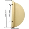 thumbnail image 2 of Half Moon Half Moon Drawer Pull for Dresser - Half Moon Drawer Pull -6.4cm, 2 of 5