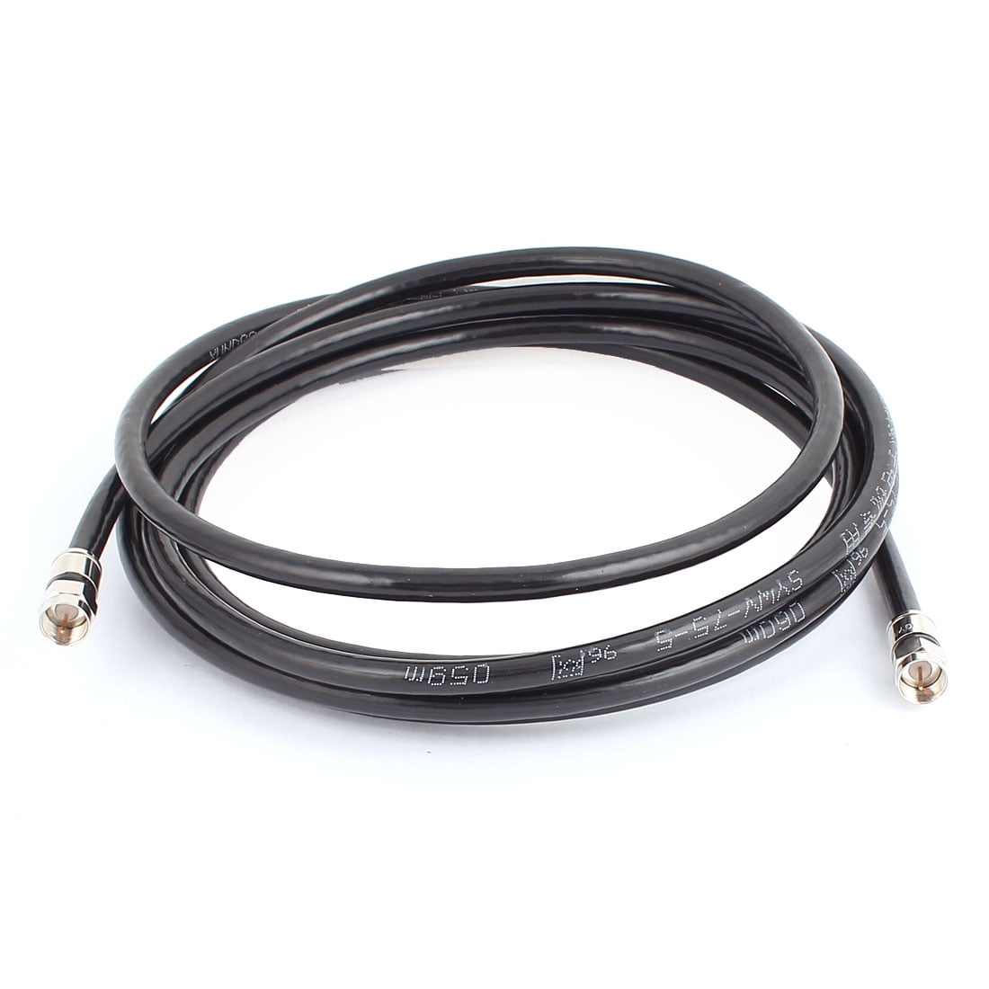 10Ft Black Cable Coaxial HD Satellite Dish TV Antenna Wire Metric F