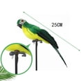 thumbnail image 5 of Xinyolin Simulation Parrot 3D Embedded Eyes Real Feather Creative Artificial Bird Figurine Garden Lawn Ornament for Shopwindow, 5 of 7