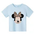 thumbnail image 4 of Ropa de verano para niños de 3 a 14 años, camiseta de algodón de Minnie Mouse para niños y niñas, camisetas de dibujos animados kawaii para niños, camisetas de verano, 4 of 5