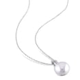 thumbnail image 4 of Everly Women's Cultured Freshwater Pearl and Diamond Silver Hook Earrings and Pendant Set - 18 in, 4 of 8