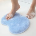 thumbnail image 4 of harmtty Shower Foot Massager Non-Slip Mat Multifunctional Suction Cup Design Bath Massage Brush Bath Supply for Bathroom,Grey, 4 of 7