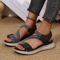 thumbnail image 3 of Dakaela Women's Walking Sandals Strappy Summer Hiking Sport Shoes Athletic Workout Gym Slip on Sneakers with Arch Support Size 6.5, 3 of 6