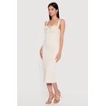 thumbnail image 2 of Women's Lace Detail Bustier Midi Dress, 2 of 3