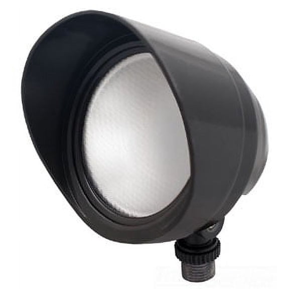 RAB Lighting BULLET12A LED Floodlight, 12W, 120V, 5000K, Bronze