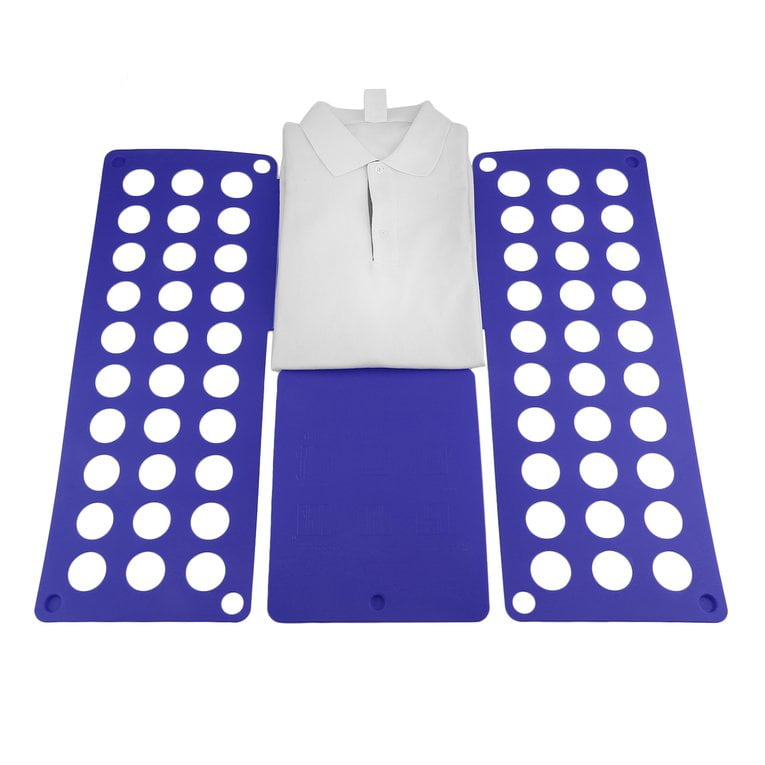Adult Dress T-shirt Clothes Flip Folder Board Laundry Organizer Blue US Shipping 