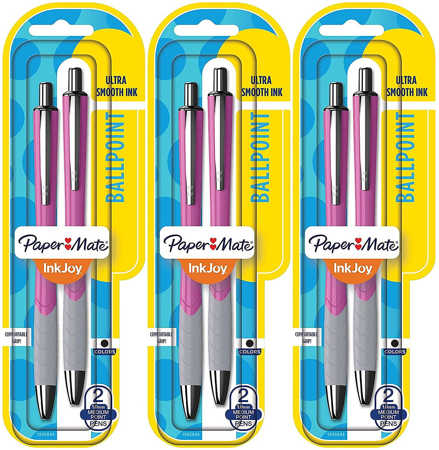 Black Each Medium Point "Papermate InkJoy 700 RT Retractable Ballpoint Pen 