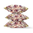 thumbnail image 3 of Aquarelle Ampoule Lilas Intérieur/extérieur Tissu Oreiller avec Zip -Vert Rouge 26", 3 of 7