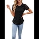 thumbnail image 1 of Camisetas de Corta para Mujer, Blusas Informales de Moda para Verano y . Conjuntos de Vacaciones Modernos. Negro XXL, 1 of 10