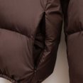 thumbnail image 6 of FYDUU Women's Winter Coats Warm Short Puffy Coat Lightweight Thermal Insulated Jacket With Stand Collar Quilted Jackets Casual Outerwear Casual Outerwear, 6 of 8