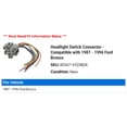 thumbnail image 2 of Headlight Switch Connector - Compatible with 1987 - 1996 Ford Bronco 1988 1989 1990 1991 1992 1993 1994 1995, 2 of 2