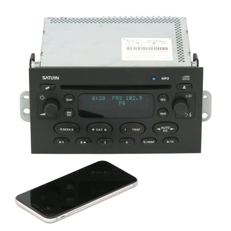 - Saturn 2004 Ion Vue Radio AM FM mp3 CD Receiver Bluetooth Upgrade 22727872 US8 - Refurbished