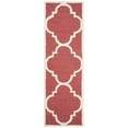 thumbnail image 5 of SAFAVIEH Cambridge Justine Geometric Quatrefoil Wool Runner Rug, Rust/Ivory, 2'6" x 12', 5 of 10