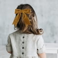 thumbnail image 4 of 2PCS Velvet Hair Bows Girls Hair Clips Ponytail Holder Accessories for Women Girls, 4 of 6