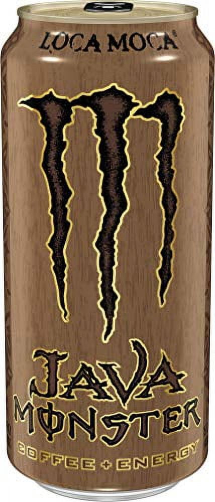 Monster Energy Java Loca Moca, Coffee + Energy Drink, 15 Ounce (Pack of 12)
