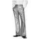 thumbnail image 2 of Pantalones largos para hombre, de lino y cintura elástica, transpirables, cómodos, suaves y casuales para playa, pantalones largos de poliéster para hombre., 2 of 4