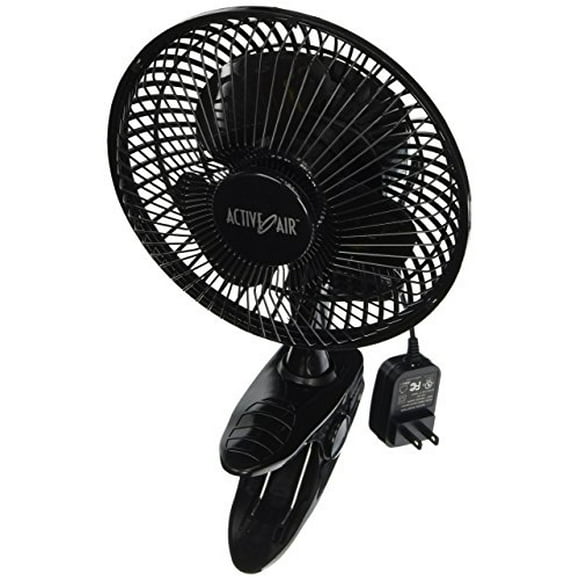 Active Air 5W Ultra Quiet Brushless Clip Fan, 6"