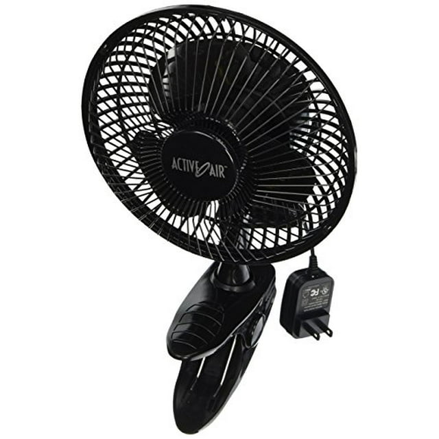 Active Air 5W Ultra Quiet Brushless Clip Fan, 6"