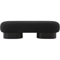 thumbnail image 4 of Meridian Furniture Robertson Black Boucle Fabric Bench, 4 of 9