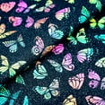 thumbnail image 2 of Singer Fabrics, 100% Cotton, Quilt Crafting, Neon Butterfly with Glitter - 5 Yard Precut, 2 of 2