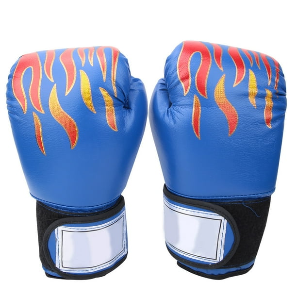 Adults Punching Gloves, Boxing Gloves 1 Pair Flame Pattern For Training