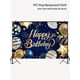 thumbnail image 3 of 1pc Balloon Print Happy Birthday Background Cloth, Decoration Birthday Hanging Decoration For Birthday Party, 3 of 5