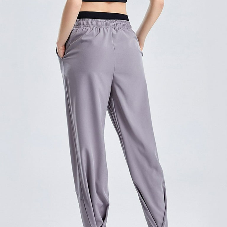 Aurgelmir Womens Cotton Sweatpants Workout Yoga Straight Leg Leggings  Lightweight Loose Fit Pajama Pants with Pockets, Dark Grey, S price in UAE,  UAE