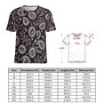 thumbnail image 2 of Paisley Women T-Shirt Classic O Neck T-Shirts Short-Sleeve Trendy Animal Print Design Tshirt Casual Clothing, 2 of 5
