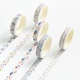 thumbnail image 4 of 15 Rolls Pattern Tape Decor Tapes DIY Wrapping Paper Tapes for Crafts Scrapbook, Holiday Cards Decor, 4 of 5