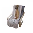 thumbnail image 3 of Dog Lover Soft Flannel Fleece Throw Blanket, M Is for Mastiff Typography Illustraiton, Cozy Plush for Indoor and Outdoor Use, 50" x 70", Pale Rose Pale Brown, by Ambesonne, 3 of 5
