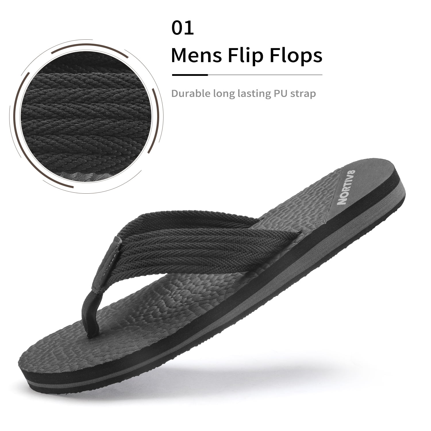 mens flip flops size 7
