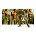 thumbnail image 2 of Seeley, Laura 14x10 White Modern Wood Framed Museum Art Print Titled - King of the Jungle, 2 of 4