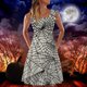 thumbnail image 2 of Mujeres Casual sin mangas tanque vestidos cuello redondo verano Halloween estampado vestido para fiesta Pompotops  ghjkhdj6121, 2 of 5