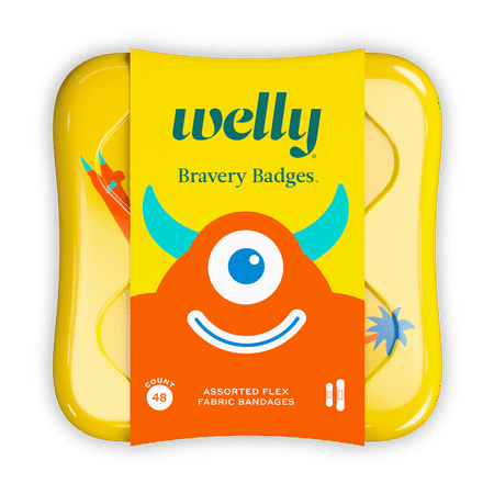 Welly Kids Bravery Badges Monsters, 48 Bandages