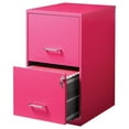 thumbnail image 1 of Pemberly Row Armoire à Dossiers 2 Tiroirs avec Rangement en Rose, 1 of 3