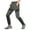 (New80)Army Green, variant on Men's Button Zipper Quick Drying Open Placket Color with Waistband Outdoor Hiking Pants Cargo Pants Track Elastic Pants