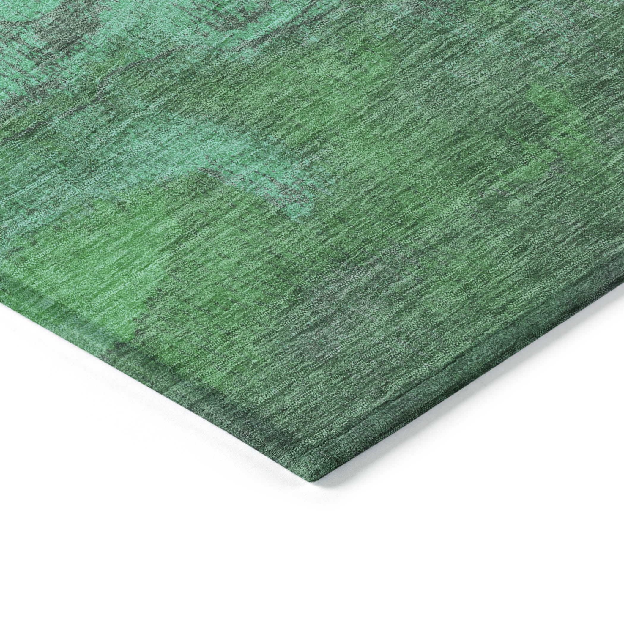 Addison Rugs Chantille Indoor/Outdoor Transitional Stripes Green Washable Rectangle Rug, 3' x 5'