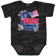 thumbnail image 3 of Inktastic My First 4th with American Flag Rocket and Fireworks Boys or Girls Baby Bodysuit, 3 of 5