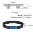 thumbnail image 2 of 154-L-075 L Timing Belt 15.4" Pitch Length x 0.75" Width x 0.18" Height, 41 Teeth, 2 of 6