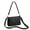 Black, variant on URSOFINE Women's Leather Crossbody Bag, Adjustable Strap Shoulder Purse, Multi-Pocket Casual Handbag for Everyday