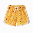 thumbnail image 2 of NIEWTR Girls Kids Cotton Shorts with Pockets Summer Elastic Waist Soft Breathable Home Play Pants 0-24Monthes 2T 3T 4T 5T 6T Shorts for Girls(A-Light Yellow,4-5 Years), 2 of 5