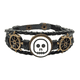 thumbnail image 1 of plaza esqueleto  Pulsera marina tejida en cuero, 1 of 4