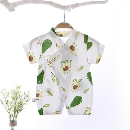 

NIUREDLTD Baby Girls Boys Cotton Summer Short Sleeve Romper Jumpsuit Clothes